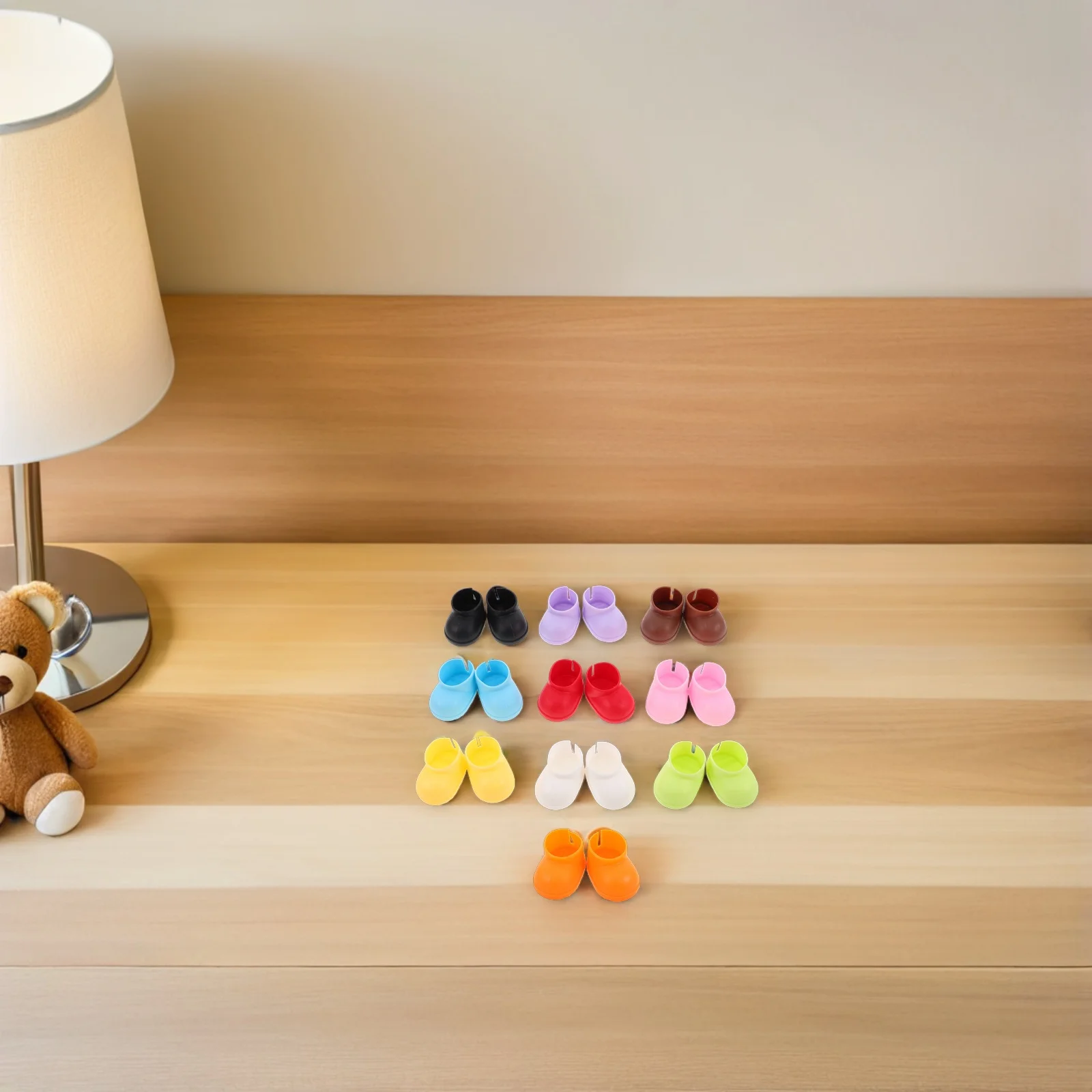 Minischoenen voor 10-15 cm: zachte elegante laarzen compatibel met katoenen accessoires, kledingbenodigdheden, miniatuur