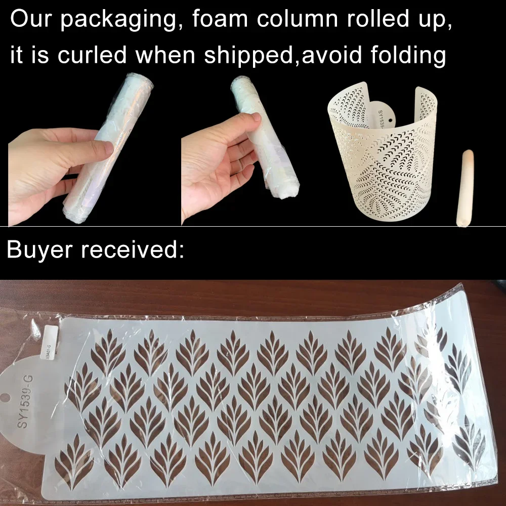 Fondant Cake Lace Stencils Flower Spike Sugar Sieve Mold Cake Stamp Embossing Mold Wedding Party Cake Stencil Edge Decor Tools