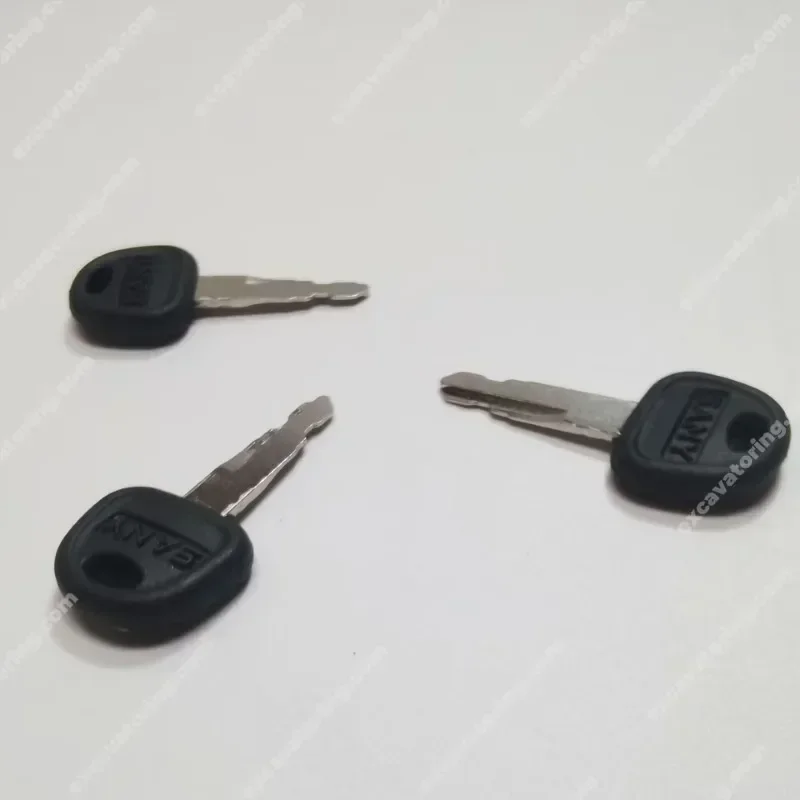 for Excavator ignition key 2pcs，heavy equipment loader accessories excavator Sany bulldozer 60022654