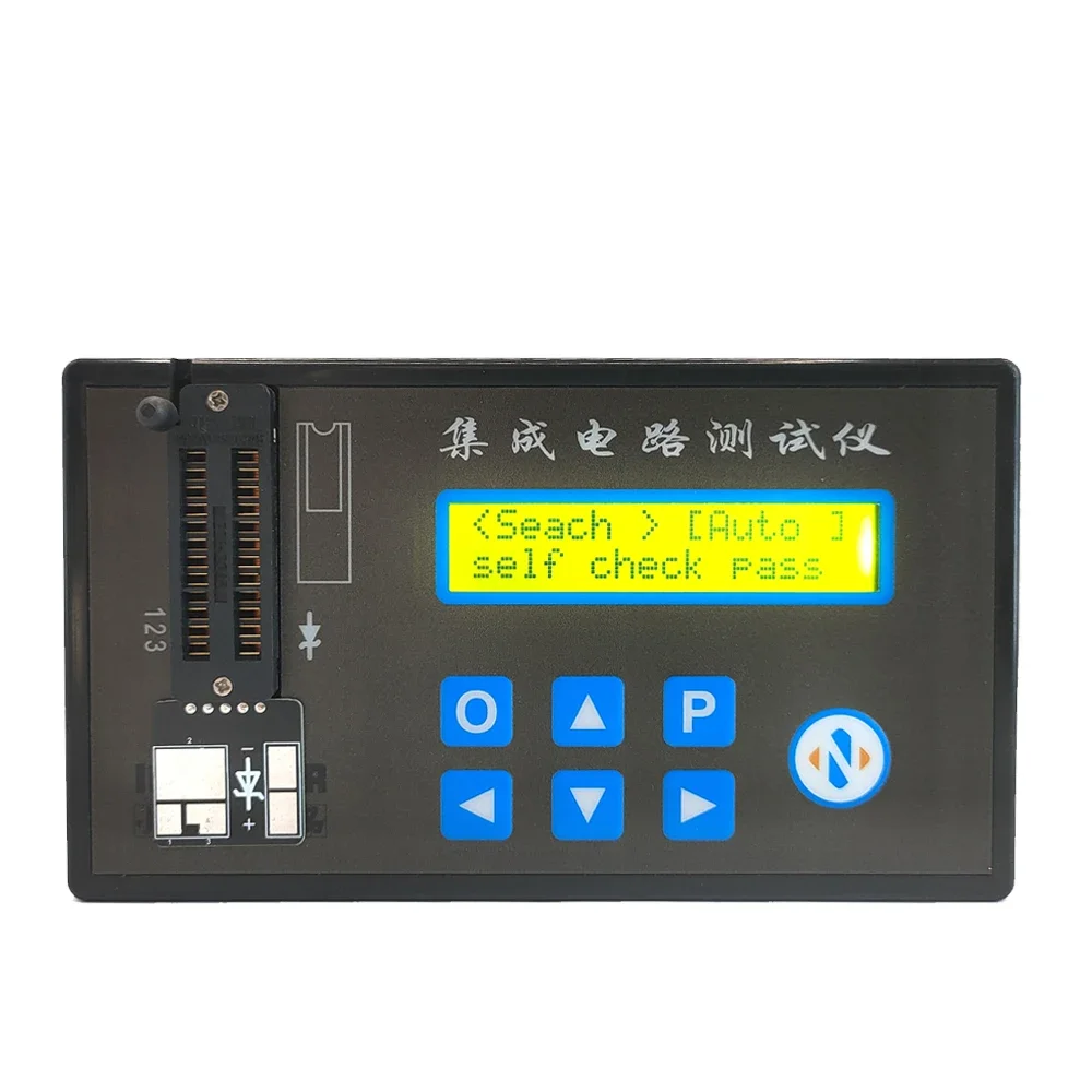 LED Integrated Circuit Tester Transistor Diode Triode Tester Integrated Circuit Chips Detector Multifunction Digital Chip Tester