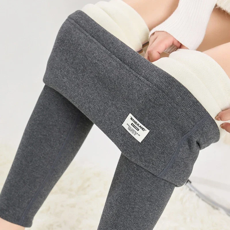 Winter Maternity Warm Leggings Fleece Thickened Leggings Belly Pants Clothes for Pregnant Women Pregnancy