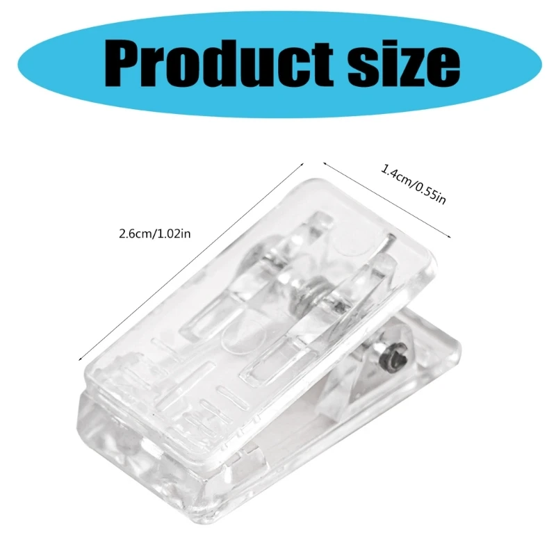 Bộ 50 Rõ Ràng Tự Dính Kẹp Tường Kẹp Thảm Kẹp Poster Móc Kẹp Có Dán Mặt Sau Cho Note Ảnh trang Sức Giọt