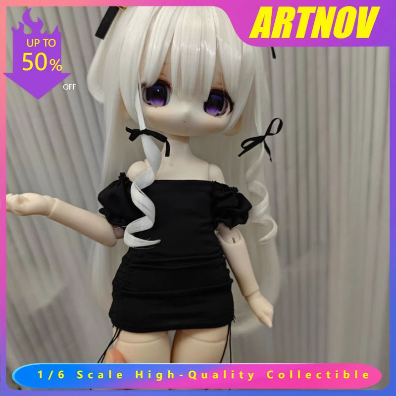 

1/6 Scale Female Soldier Dress French Puff Sleeve Drawstring Style fit for 12in Action Figure Doll Decoration DIY Accessory