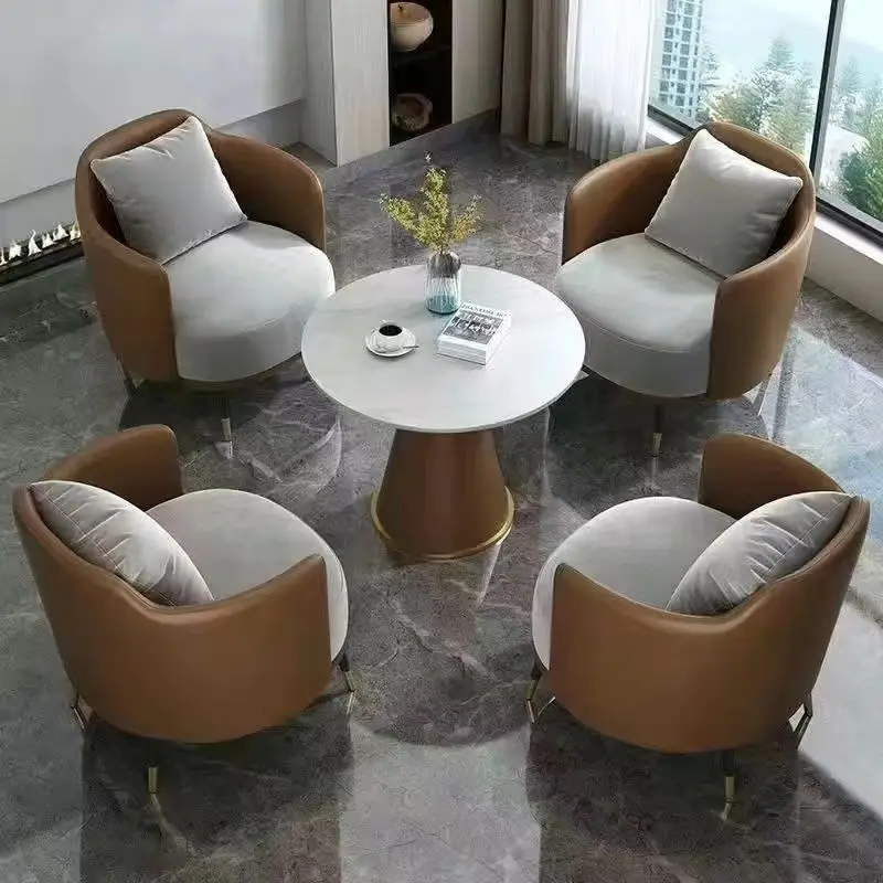 Modular Chinese living room office set, suitable for apartment lobby reception negotiation table