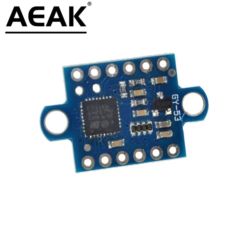AEAK-sensor de rango de tiempo de vuelo, láser ToF, GY-53 VL53L0X, módulo Serial, salida PWM
