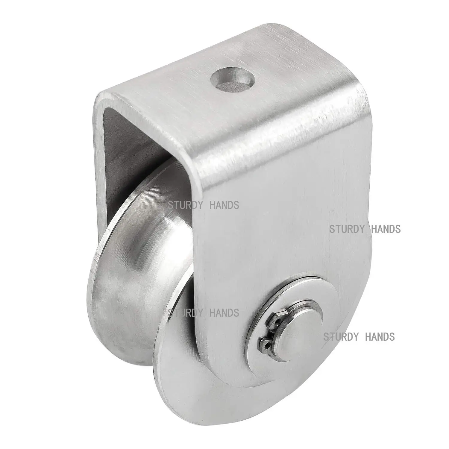 2pcs-304-stainless-duplex-bearing-silent-detachable-heavy-duty-traction-wheel-for-material-handling-and-moving-lifting