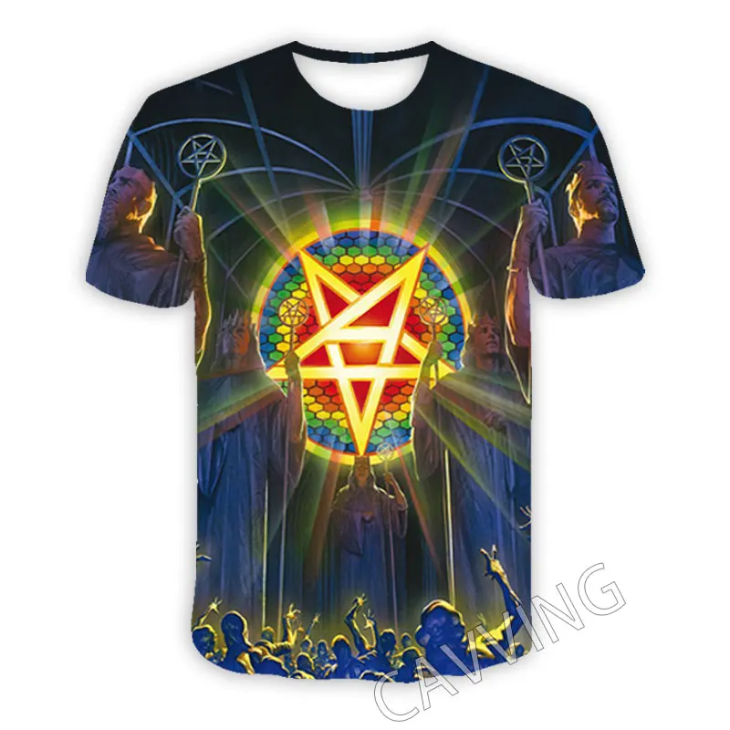 تيشيرتات غير رسمية عصرية جديدة للنساء/الرجال بطباعة ثلاثية الأبعاد مطبوع عليها صورة الجمرة الخبيثة على طراز الهيب هوب تيشيرتات Harajuku طرازات ملابس علوية T01 #3