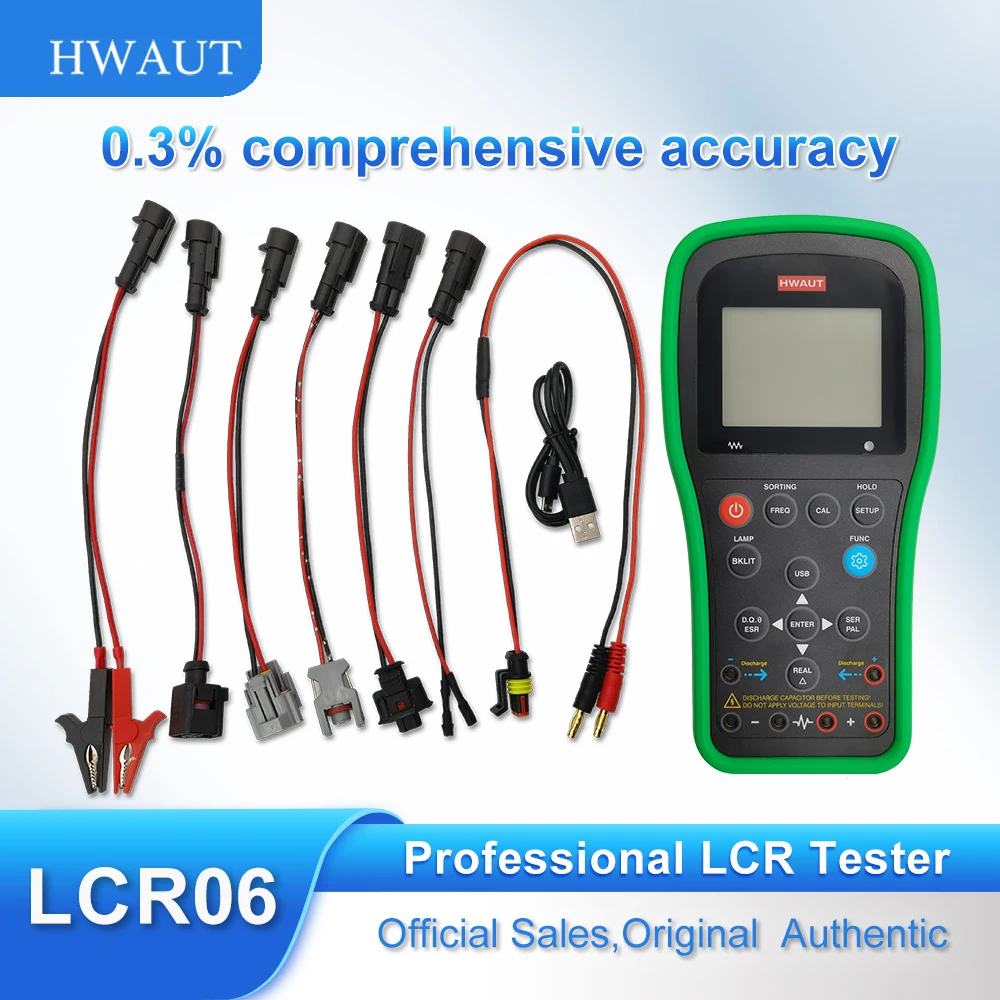 

LCR06 Solenoid Piezo Injector/Pump Value/DRV Test Inductance Resistance of Electromagnetic Injector EUI/EUP ZME DRV Tester Tool