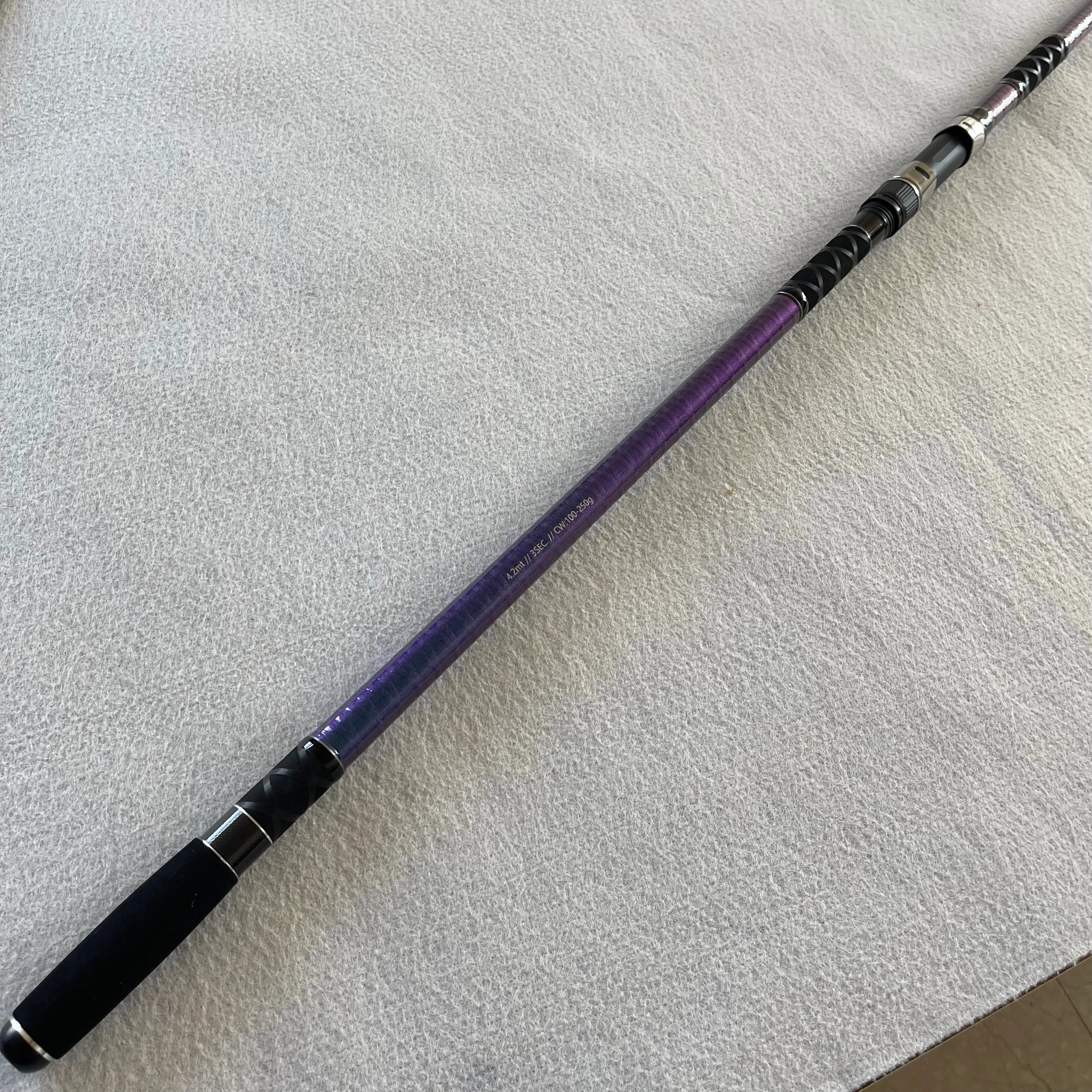 جديد طويل الصب الغزل ألياف الكربون تصفح الصيد رود