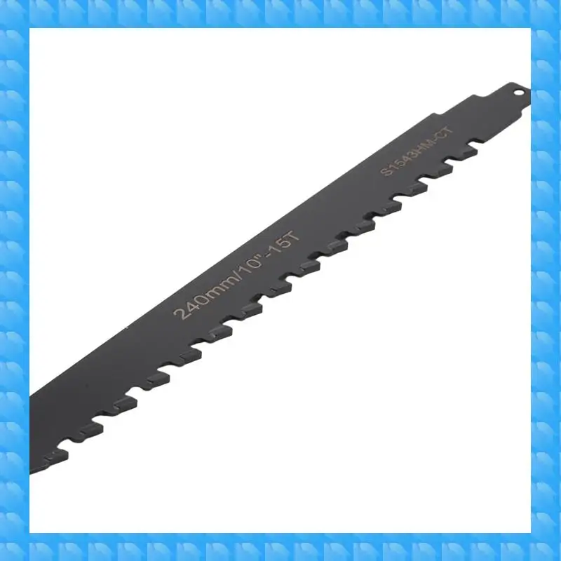 

ETRT 4X Reciprocating Saw Blade Carbide Tungsten Carbide For Cutting Porous Concrete, Fibre Cement, Brick 240Mm/9.45Inch