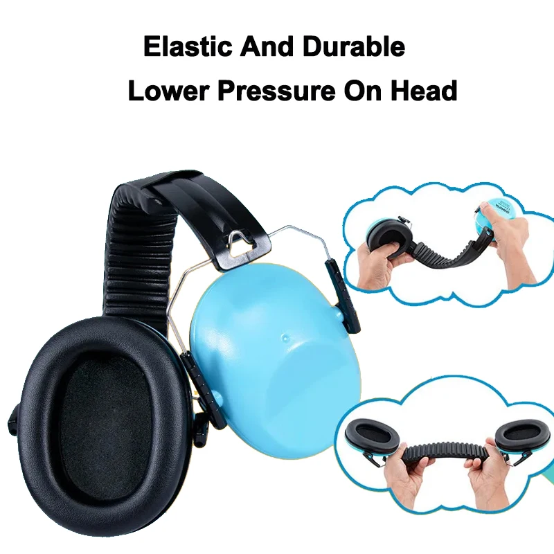 لطيف الأطفال مكافحة الضوضاء غطاء للأذنين طفل حماية السمع قابل للتعديل واقي أذن للدراسة النوم إلغاء الضوضاء جديد #2