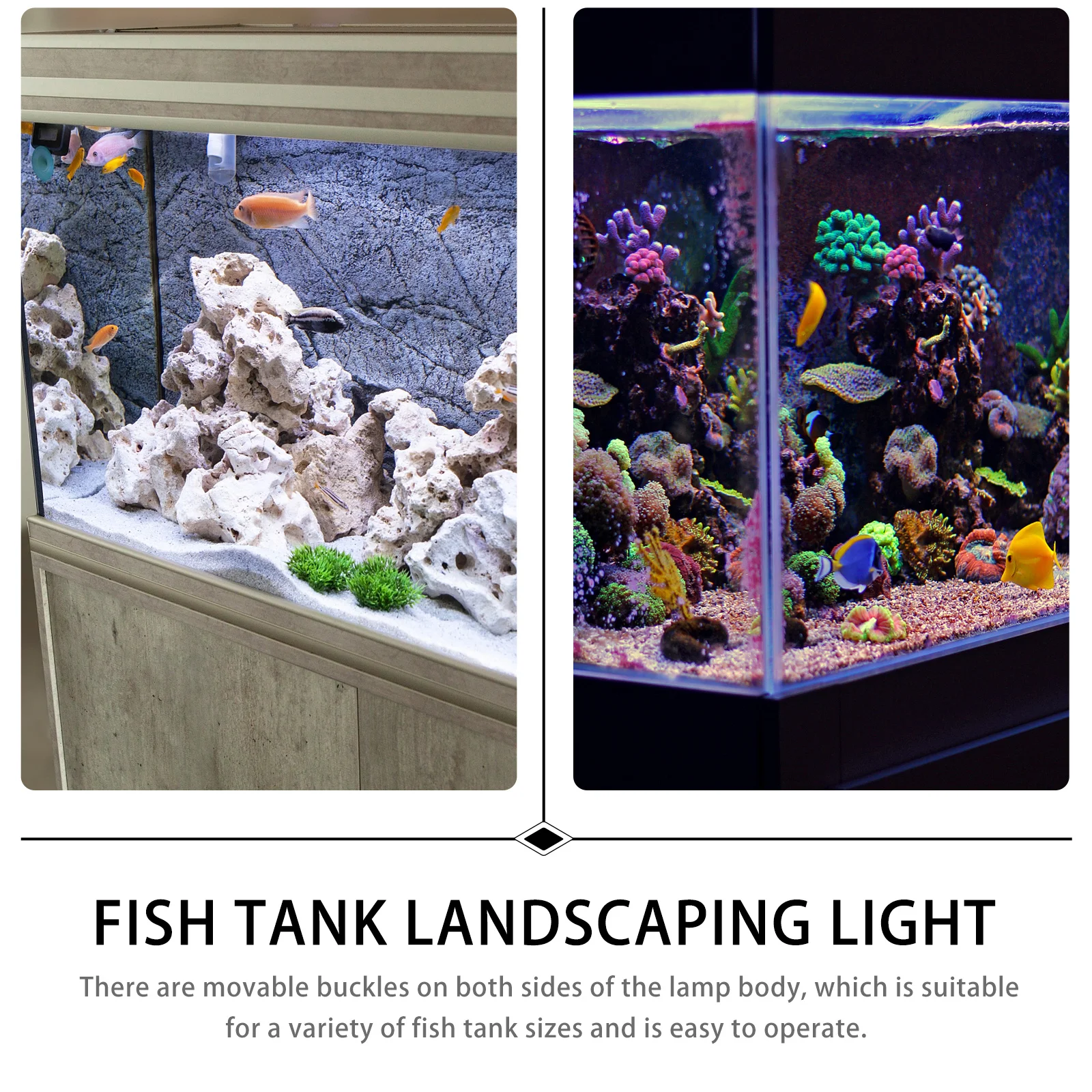 1 قطعة LED حوض السمك ضوء خزان الأسماك مصباح مناسبة لجميع الأحجام سطوع قابل للتعديل توفير الطاقة الاتحاد الأوروبي التوصيل حوض السمك مصباح ليد #6