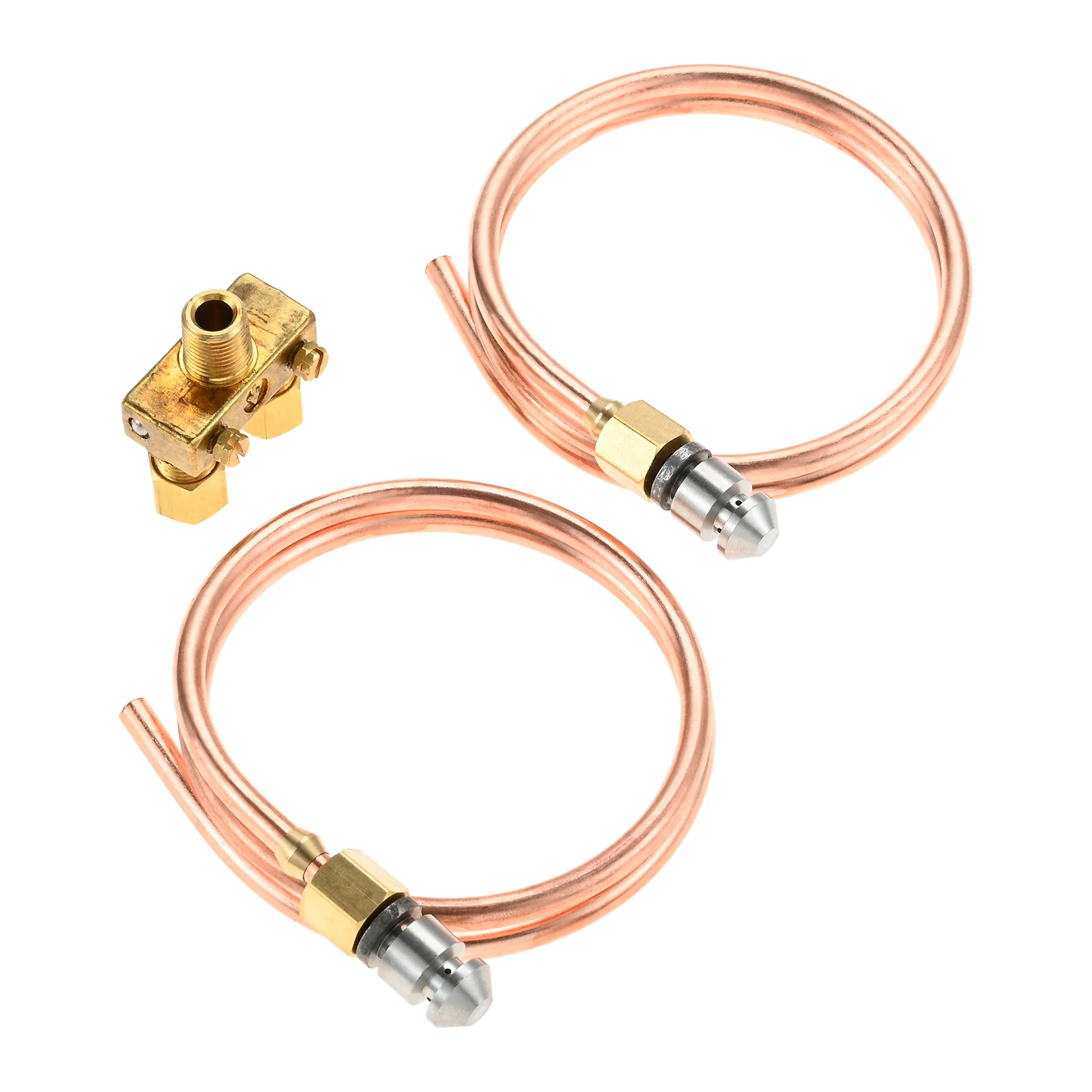 1 مجموعة صمام مزدوج قابل للتعديل 1/8 "NPT مدخل 3/16" OD أنبوب تجريبي مع مجموعة طرف متوافق مع جزء المدى الأمريكي A29236