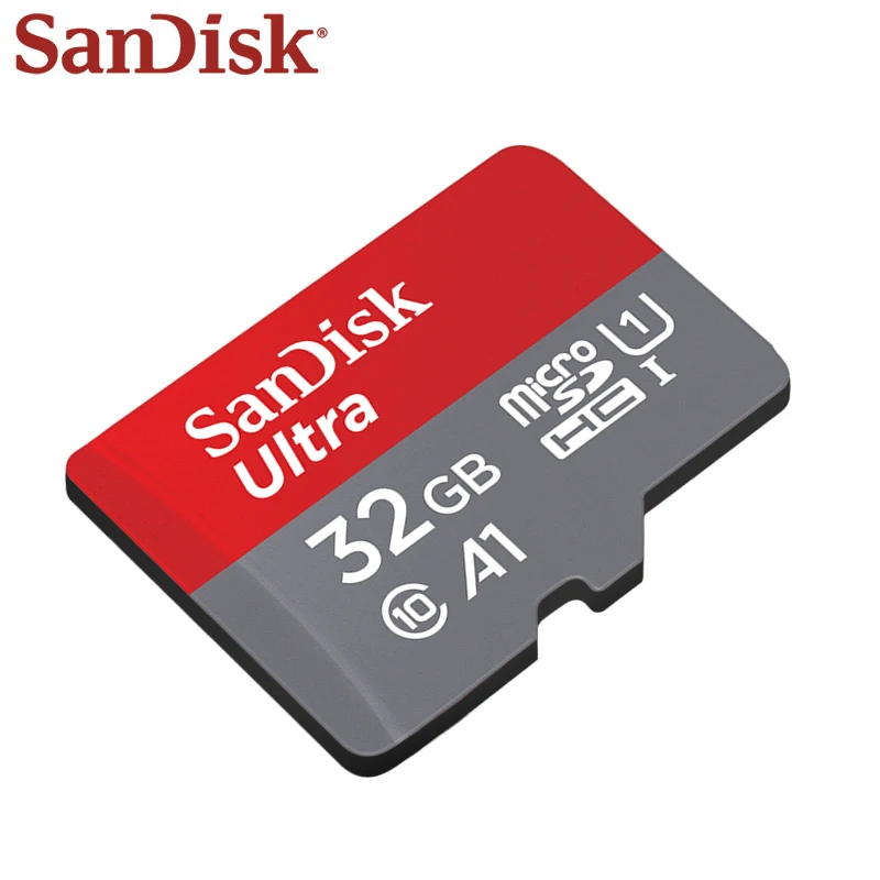 20PCS Wholesale SanDisk A1 Memory Card  32GB 64GB Max 140Mb/s Micro SD Card Class 10 Original Storage Flash TF Card for Phone