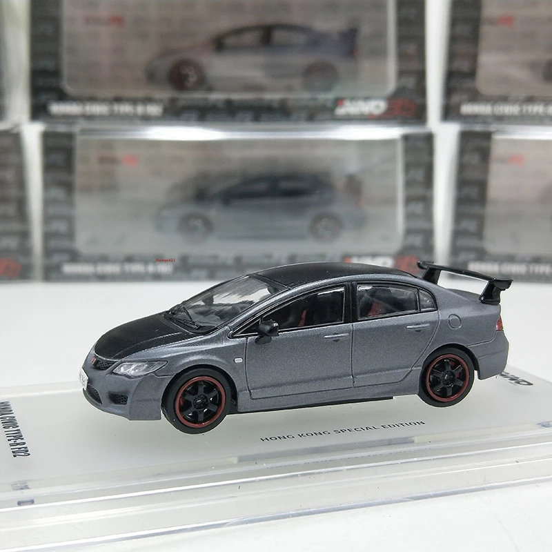 INNO Diecast 1:64 Scale HONDA CIVIC TYPE R FD2 Alloy Car Model Limited Edition Collection Souvenir Display Ornaments Vehicle Toy