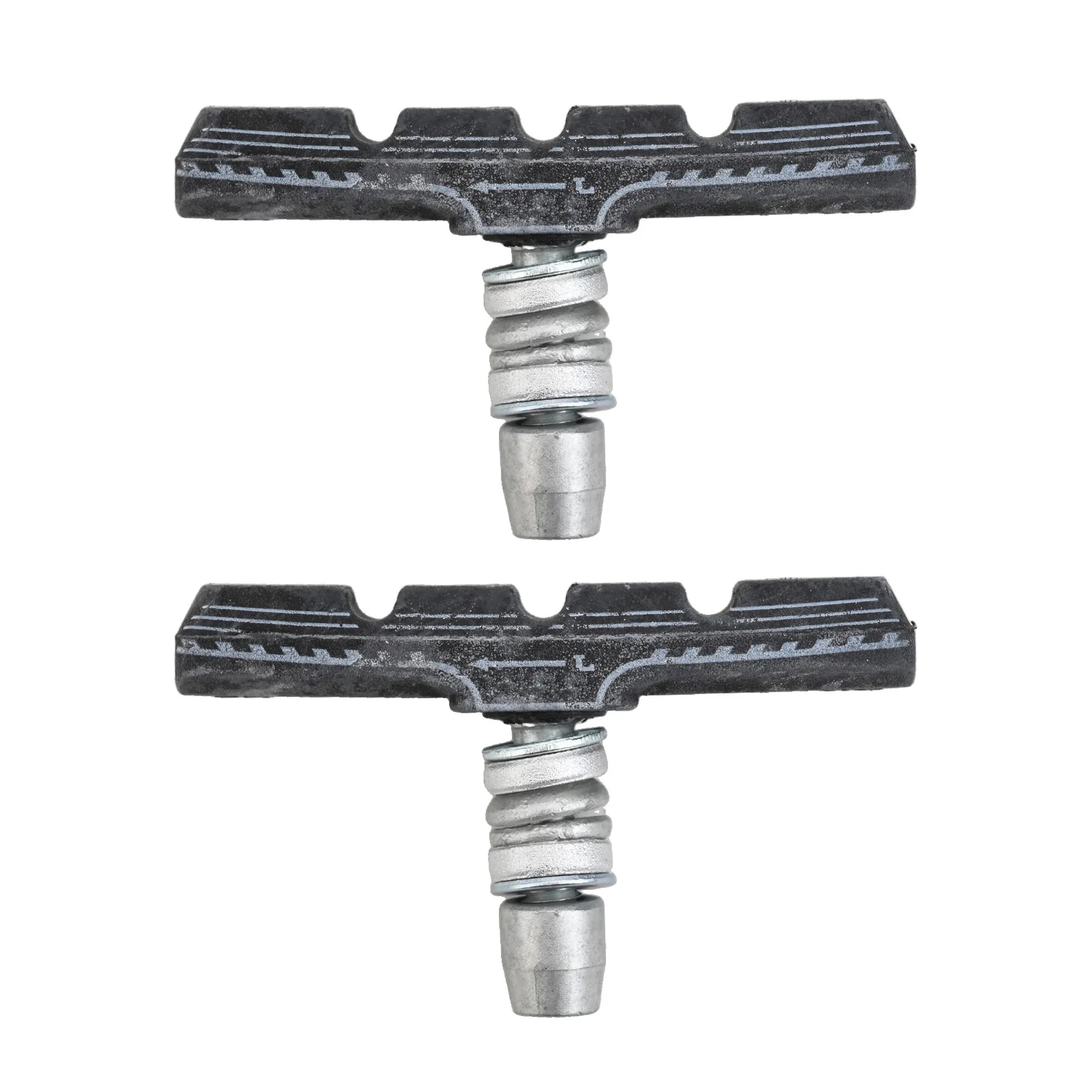 

Bicycle V Brake Pads Black Friction Resistance Low-noise Parts Temperature Resistance 2 Pcs 75g/pair Brand New