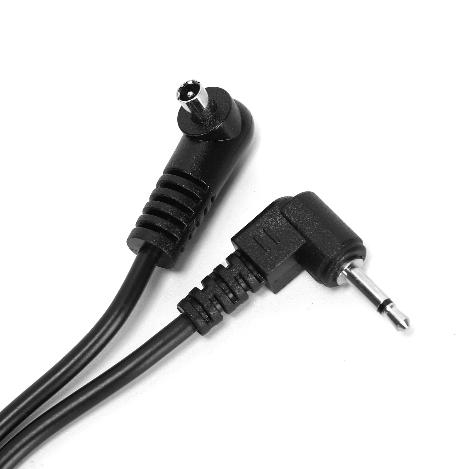 Ruimou 2 uds 2,5mm/3,5mm enchufe a macho Flash PC Cable de sincronización 30cm para fotografía al aire libre/estudio
