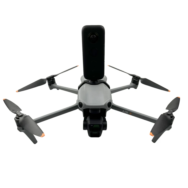 Adaptor braket ekspansi atas untuk DJI Air 3, untuk kamera olahraga panorama lampu isi dan perangkat lainnya