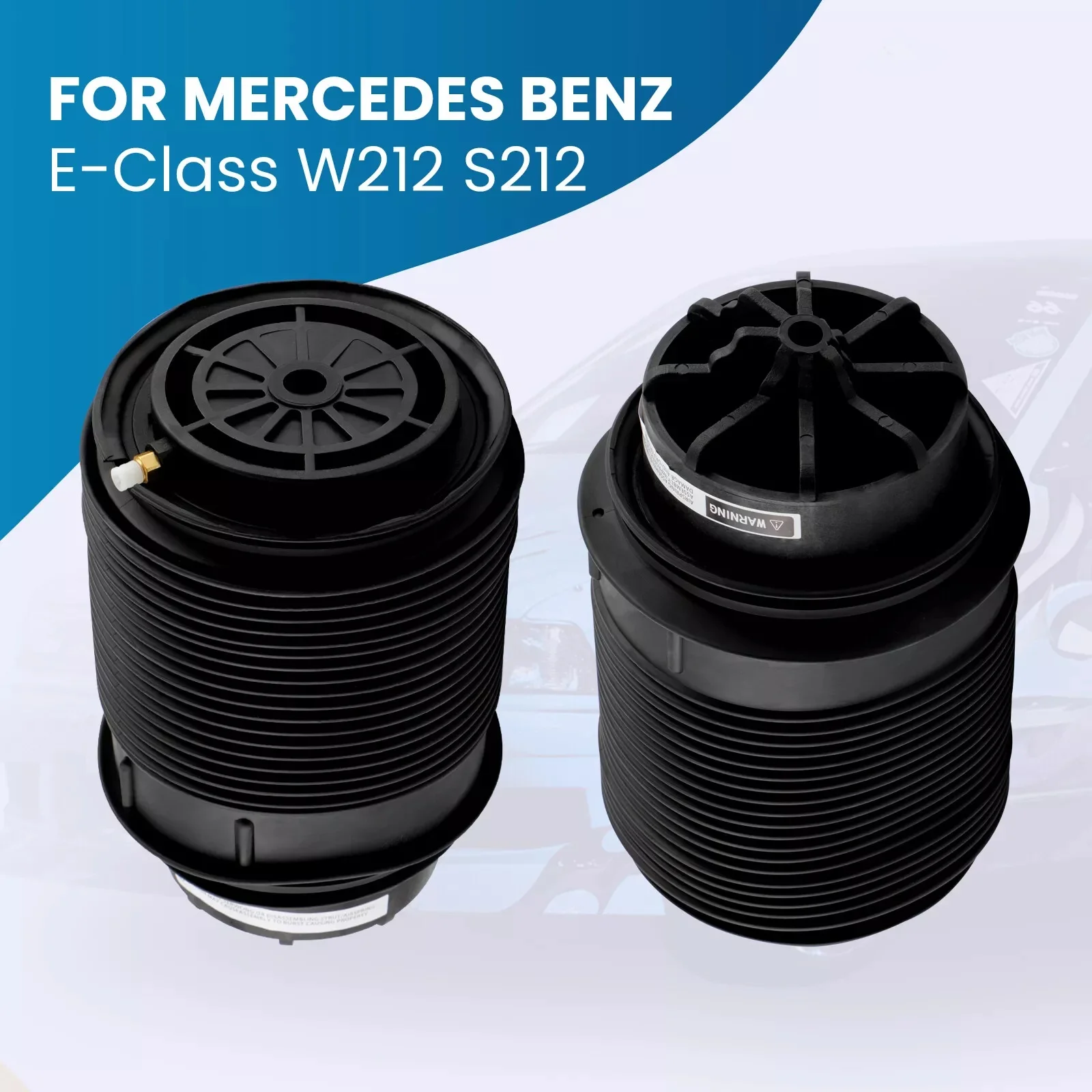 

2Pcs For Mercedes-Benz CLS-Class W218 E-Class W212 Left Or Right Rear Air Suspension Spring Bag 2123203725 2123203825 2123204325