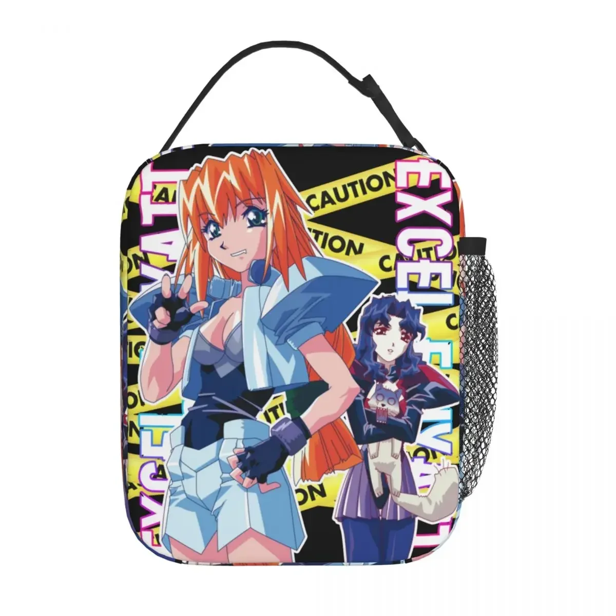 

Excel Saga Manga Anime Thermal Insulated Lunch Bags School Reusable Lunch Container Cooler Thermal Lunch Box