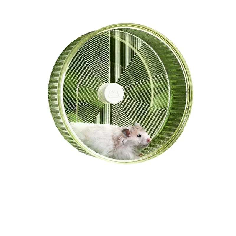 

Kano Pet Running Wheel 22cm Ultra-quiet Bobo Running Ball Roller Gold Bear Hamster Cage Landscaping