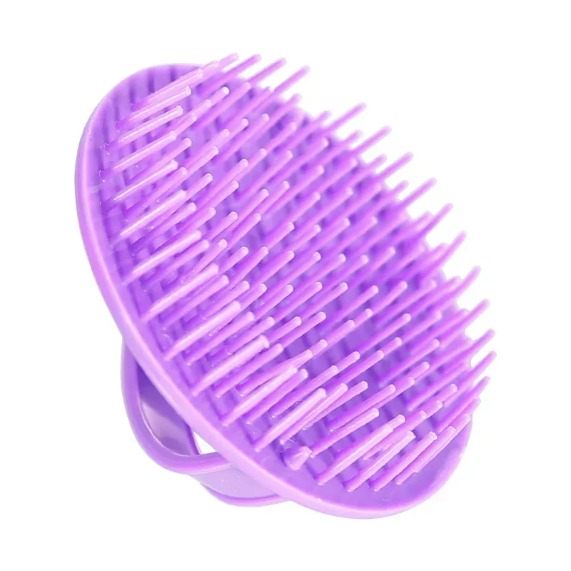 Soft Silicone Head Massage Brush, Escova Shampoo, Pente Sanitário De Plástico, Lavar o couro cabeludo, Corpo de chuveiro, Produtos de banheiro