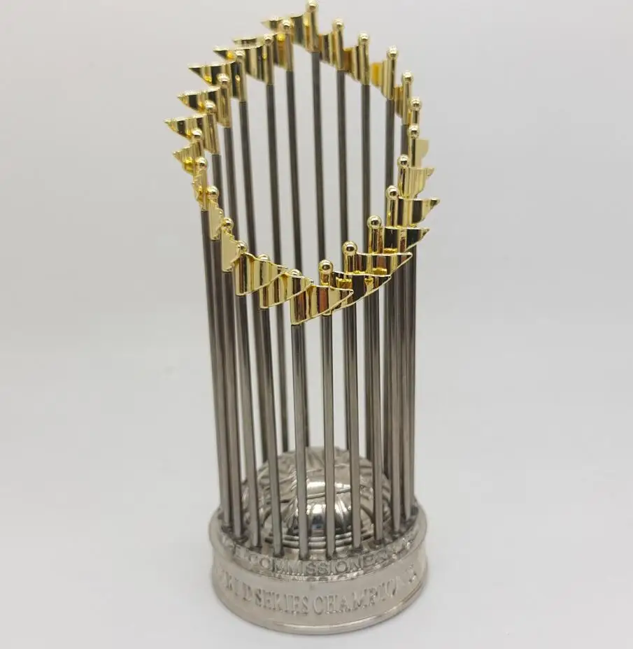 alloy  baseball trophy and rings display box  gifts for all years and team