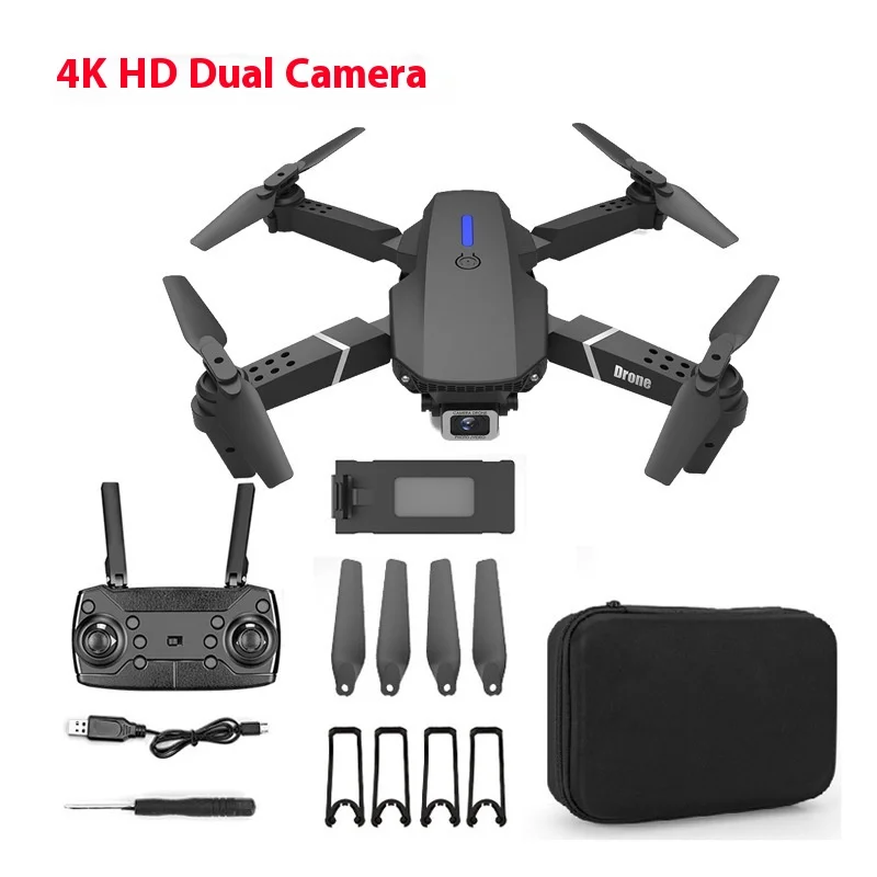 E88pro 4k High-Definition Dual Camera Aerial Drone With High Altitude And Long Endurance Quadcopter E525 Remote Control Aircraft