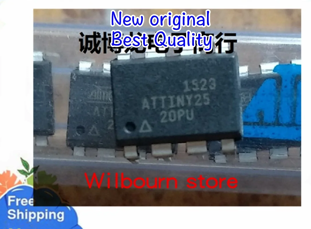 

New original 5PCS~20PCS/LOT ATTINY25-20PU ATTINY25 DIP8