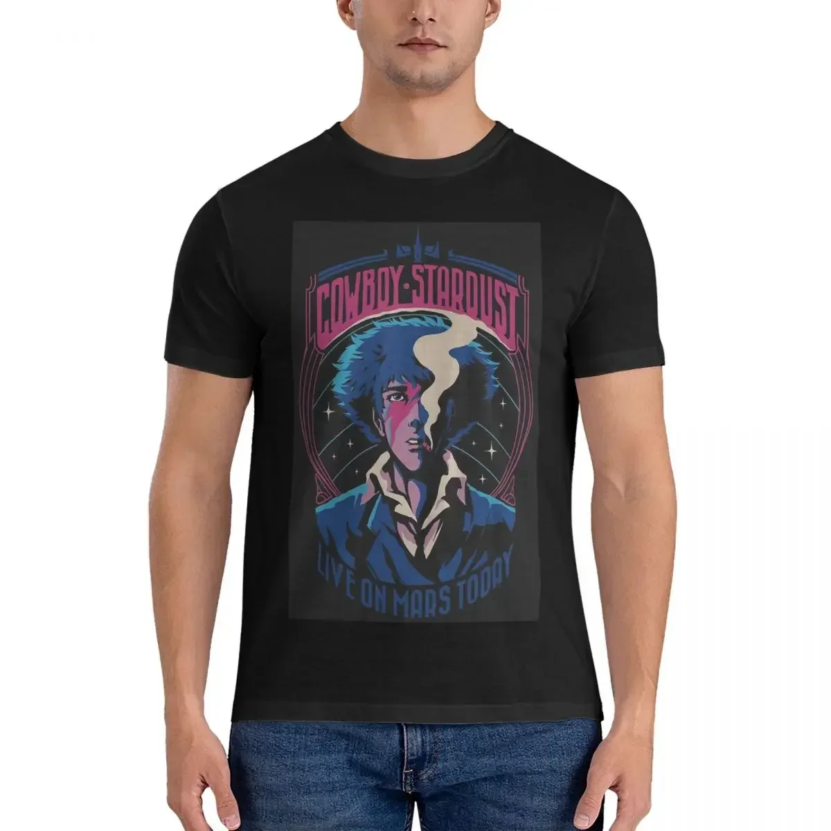 

100% Cotton Cowboy Stardust T-shirt Men Funny Oversized T Shirt Men crew Neck Summer Shirts Tops S-6XL