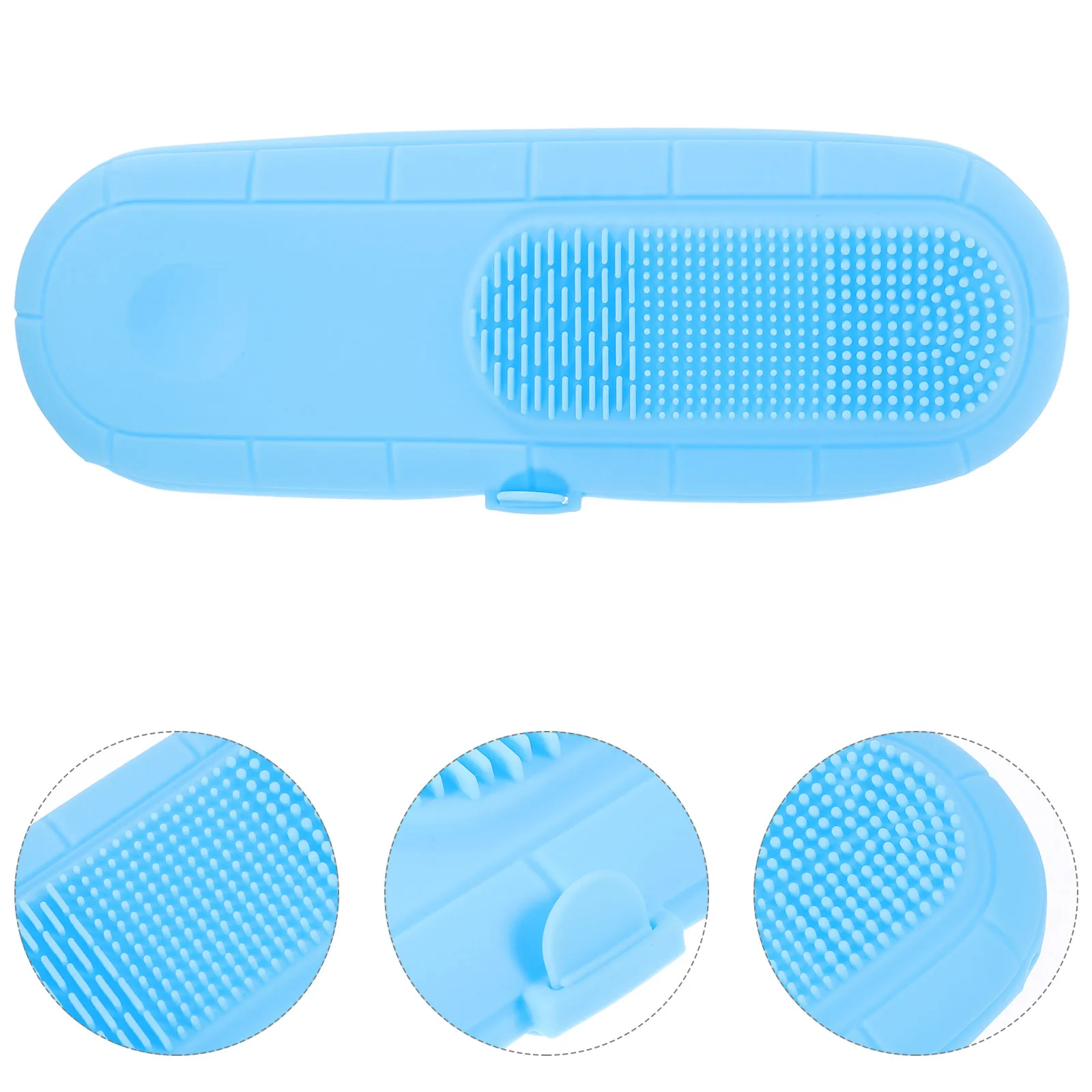 حامل تخزين فرش المكياج، حاوية سيليكون، منظم فرش محمول، حقيبة أدوات مكياج للسفر، سعة كبيرة