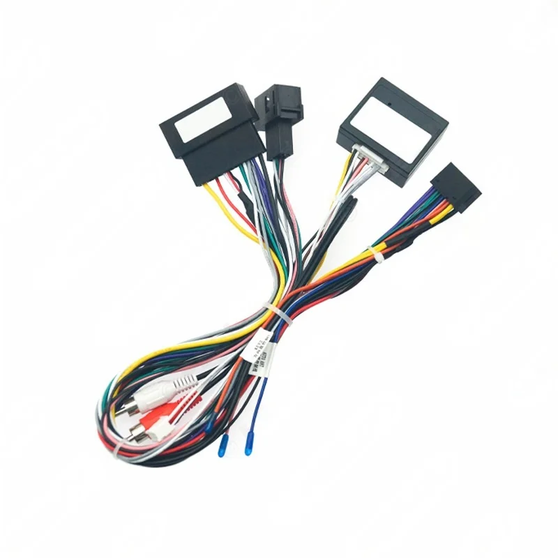 Radio Wiring Harness CAN Bus Decoder Plug to ISO Connector Car Android Cable Adapter for Ford Fiester 2012