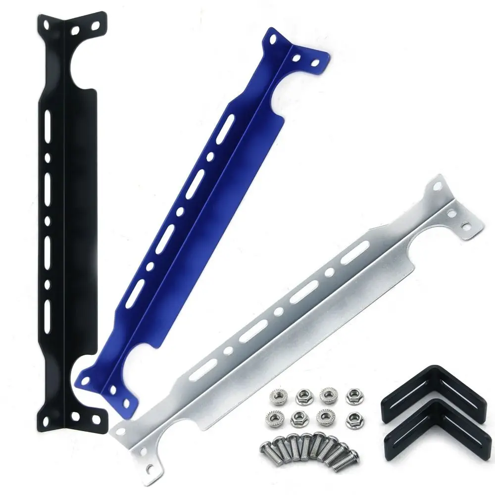 

Universal Aluminum New Engine Mounting Brackets Kit For British Type Oil Cooler Bracket Car Accessories