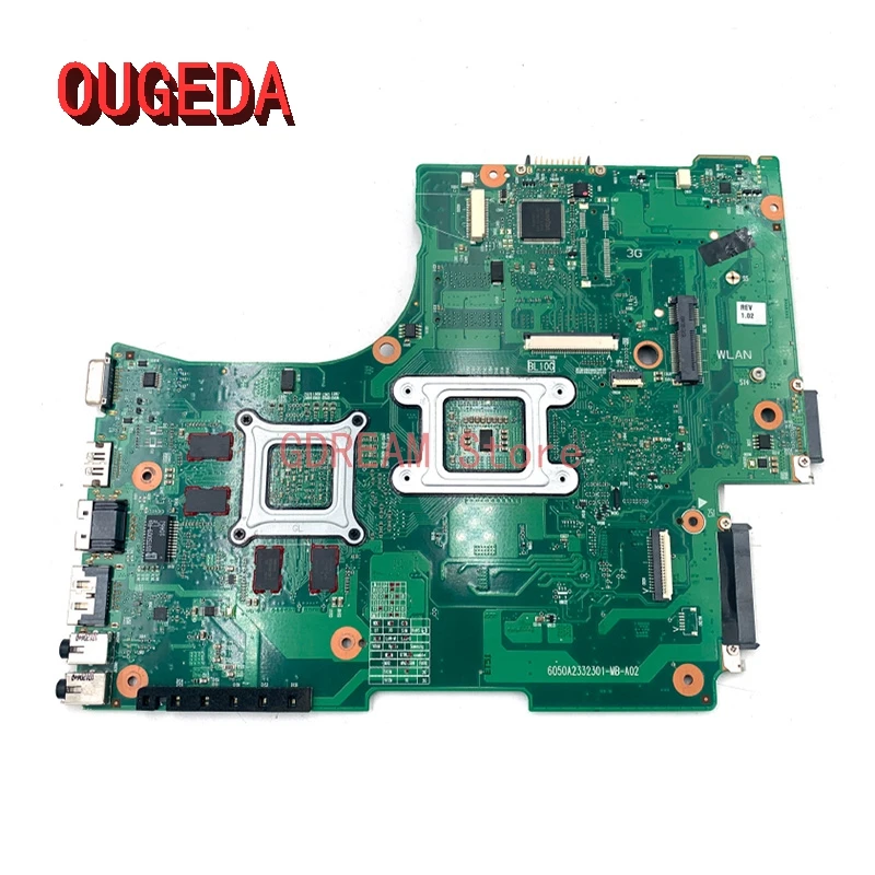 OUGEDA 6050A2332301 V000218020 V000218100 For Toshiba Satellite L650 Laptop Motherboard Mobility Radeon HD 5650 HM55 full tested