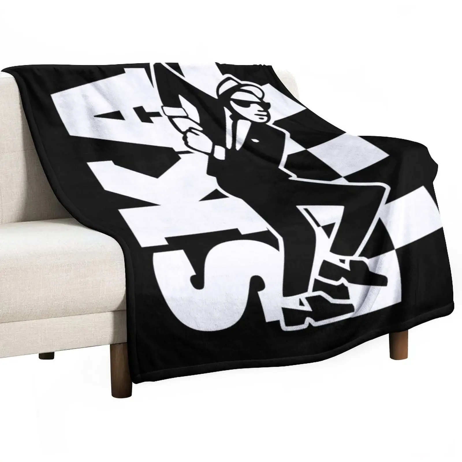 

SKA Throw Blanket Warm Blanket Camping Blanket Custom Single