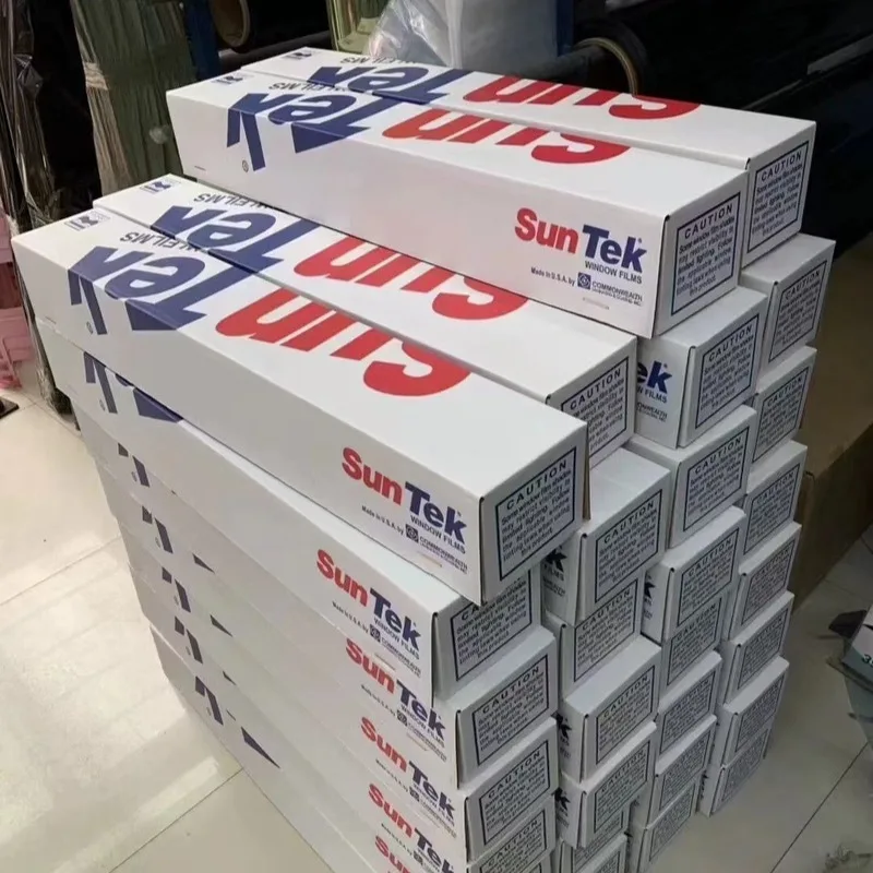 Suntek الوردي الفاتح نافذة تينت فيلم 71.7% VLT 38.8% رفض الأشعة فوق البنفسجية 21.4% IRR حجب فيلم مقاوم للحرارة الخصوصية وهج الحد