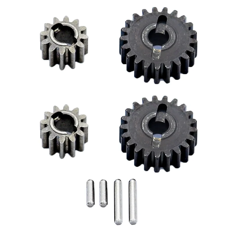 For FMS FCX24 Metal Portal Axle Portal Gear Set 21T 12T 1/24 RC Crawler Car Upgrades Parts Accessories