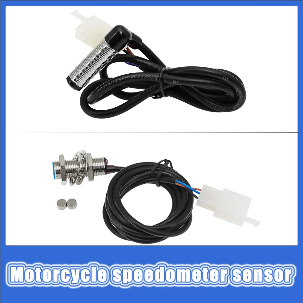 Speedometer Motorcycle Sensor for 1-4 Cylinder Motorcycle Speedometer Sensor Waterproof Durable Motorcycle Accessories