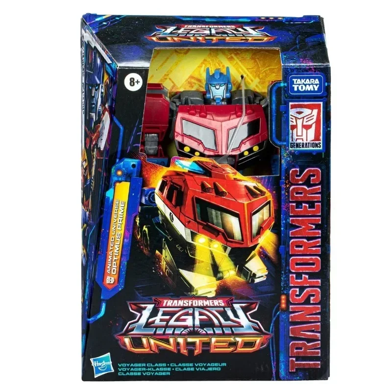 Takara Tomy Transformers G Series Legends United V-Class Animated Version Optimus Prime Figure Model Anime Action Robot Gift