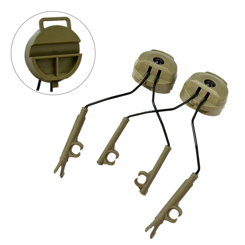 Tactical Headset Bracket Fast Ops Core  Helmet ARC Rail Adapter Headset Mount for Tactical Shooting Headset