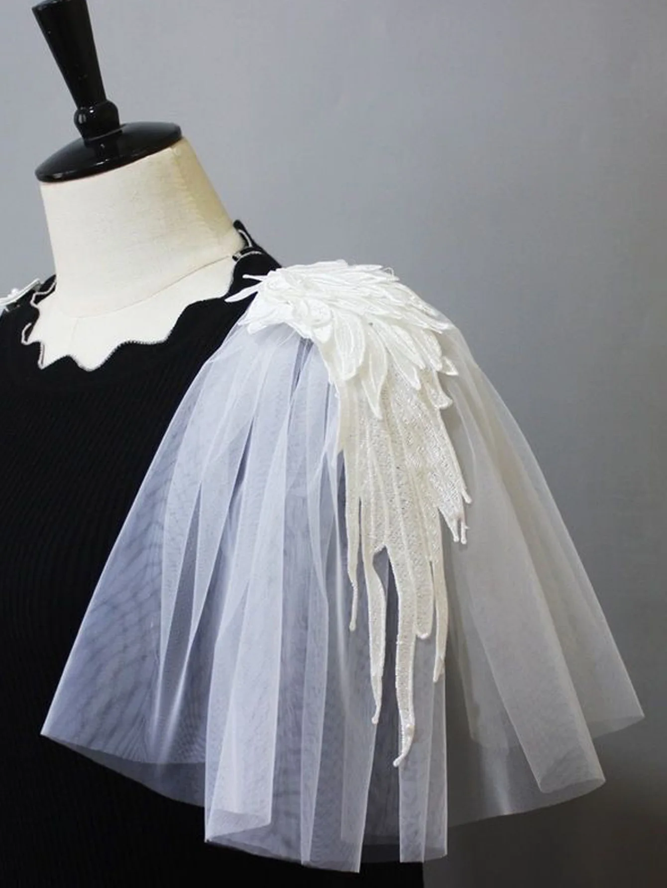 

Индивидуальные кружевные аппликации для свадебного платья: накидка на плечи, аксессуары для невесты, свадебный палантин