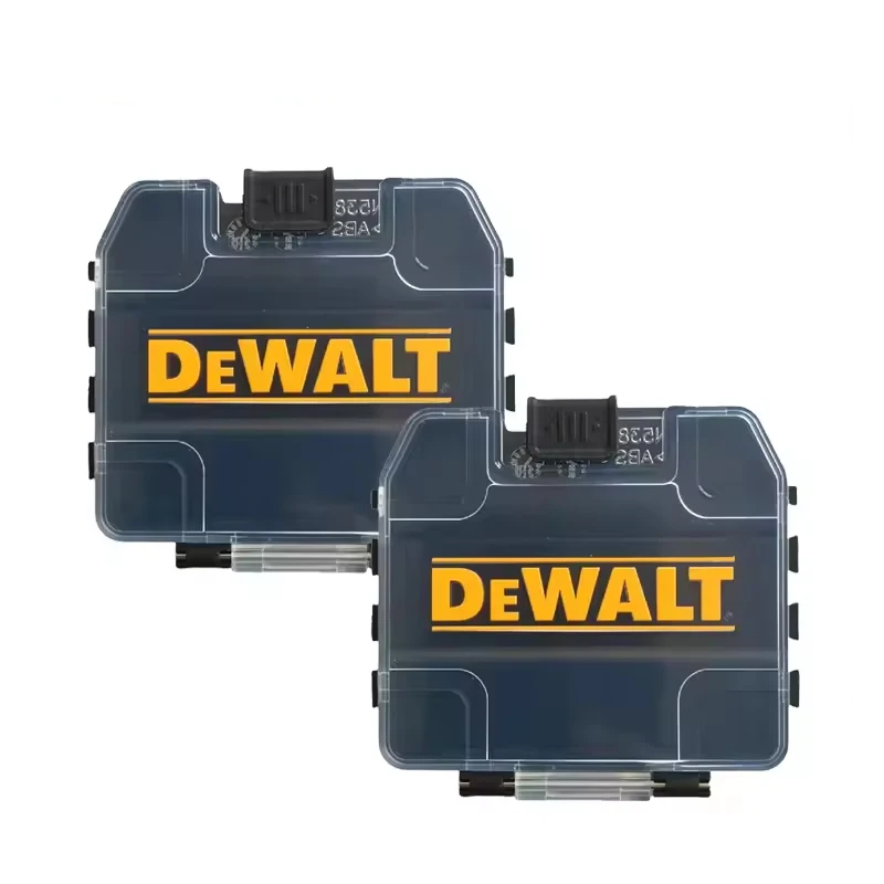 DEWALT Yellow Black Mini Storage Box Authentic Original Drill Bit Box High Hardness Stackable Plastic Hard Shell Case Hand Tools