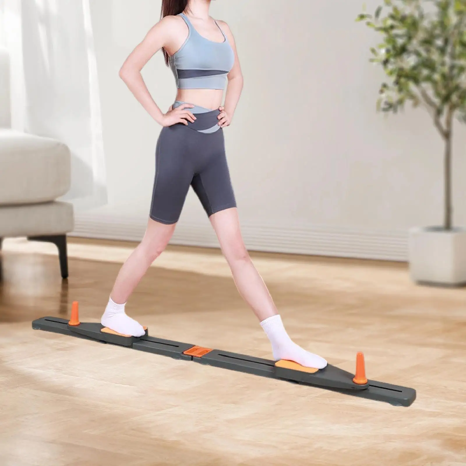 Leg Exercise Machine Core & Abdominal Strength Training with Resistance Band