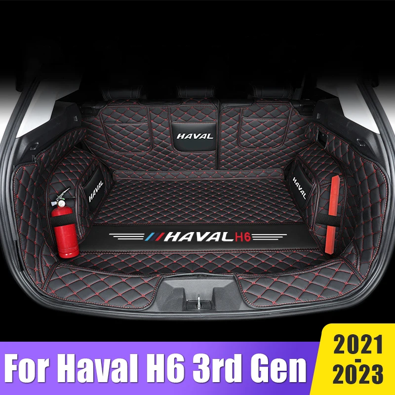 

Custom Leather Car Trunk Mat Waterproof Rear Cargo Cover Carpet Pad Accessories For Haval H6 3rd Gen 2021 2022 2023 GT DHT-PHEV