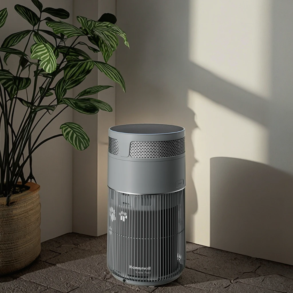Esterilização e sucção capilar especialmente projetada para gatos Purificador de ar para animais de estimação Honeywell controlado por aplicativo