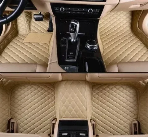 Customized for Audi A6 Avant Allroad personalized luxury leather all-weather waterproof anti slip car floor mats