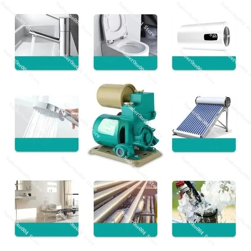 

Suitable for Automatic Self-priming Pump Household 220v Booster Tap Water Cold Water Heater Pipe Suction Silent