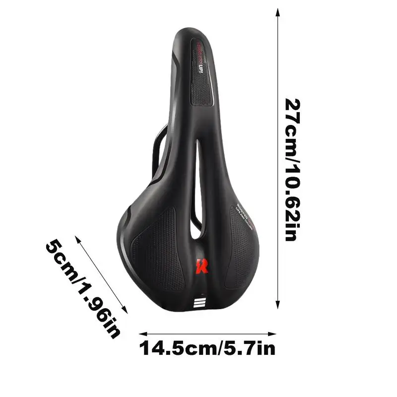 Cycle Seats For Men Hollowed Cycle Saddle Saddle Seats With Reflective Strip Anti-Slip Breathable Cycling Accessories