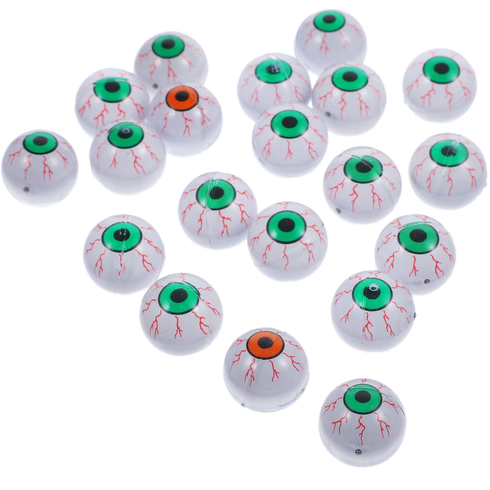20 szt. Dekoracje Halloweenowe Zewnętrzne Horror Oczy Zabawki Ozdoby do Rękodzieła Dekoracji