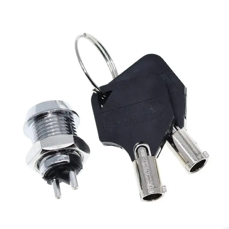 Blocco alimentazione in acciaio inossidabile L4MB 12mm per interruttore tasto DOPPIALE TIPO TIPO OUT OUT PER BLOCCO CHIAVE